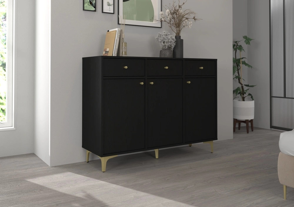 komoda z szufladami i drzwiami TOKYO 124,5 cm