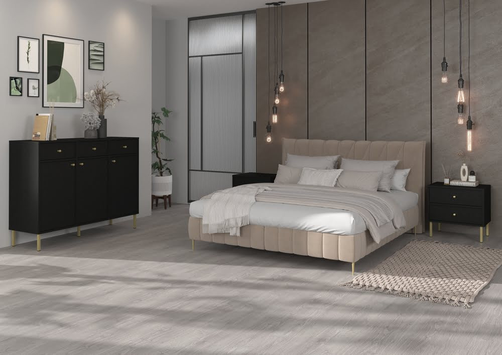 komoda z szufladami i drzwiami TOKYO 124,5 cm