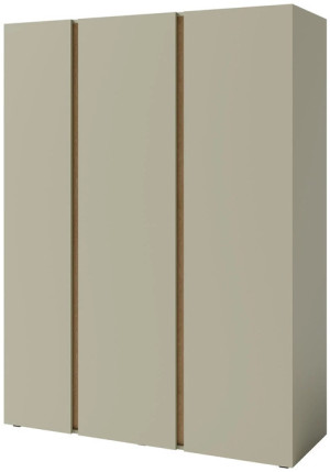 Szafa 3-drzwiowa 145 cm z półkami do sypialni LUCA - eukaliptus