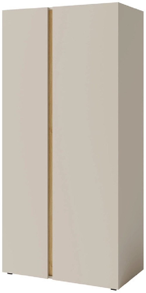 Szafa dwudrzwiowa LUCA 90 cm beż piaskowy