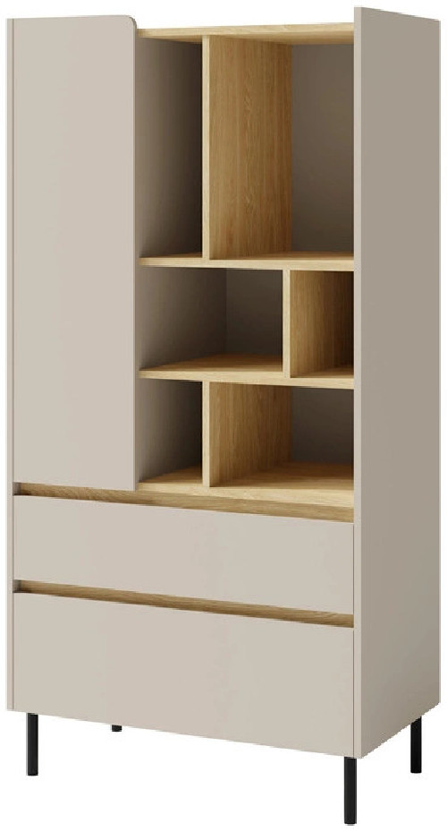 Regał na książki LUCA 80 cm beż piaskowy