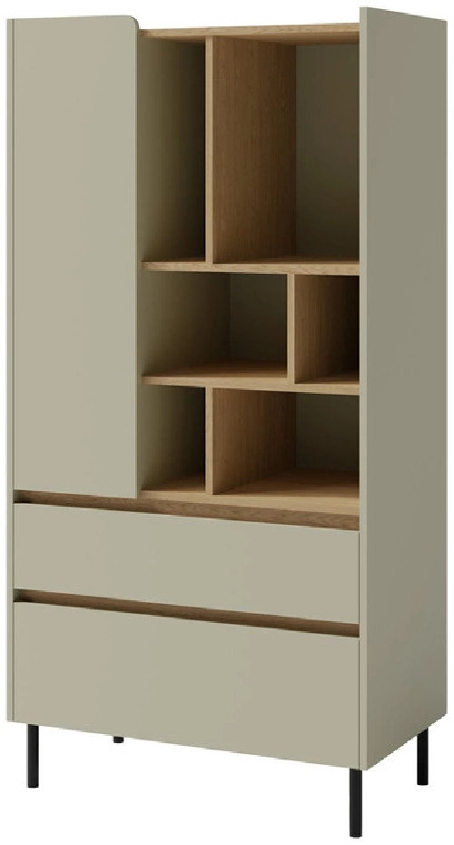 Regał na książki LUCA 80 cm eukaliptus