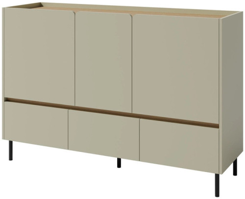Komoda trzydrzwiowa LUCA 150 cm eukaliptus