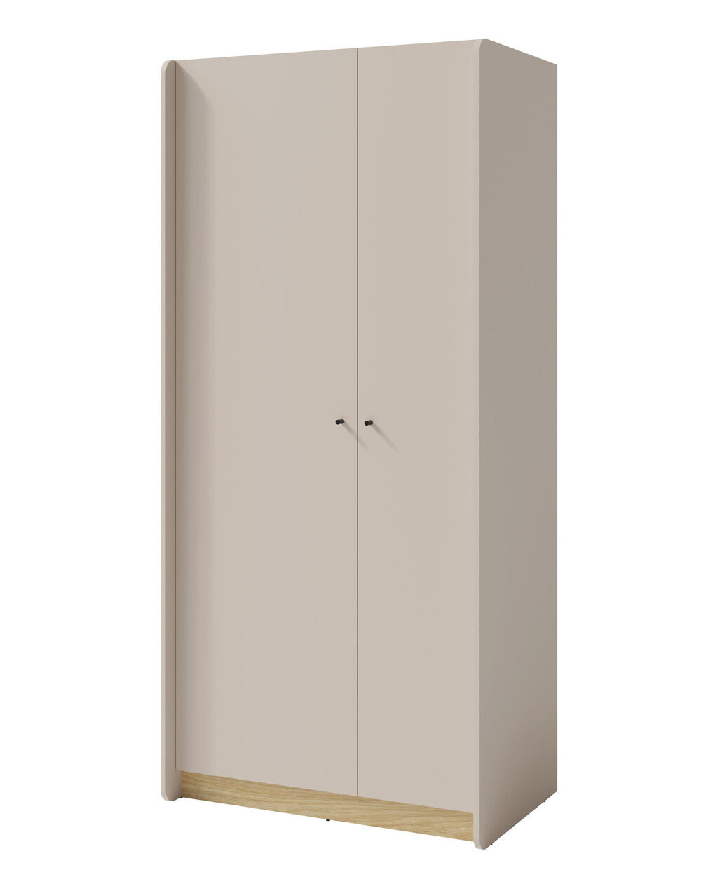 szafa z półkami i drążkiem do sypialni