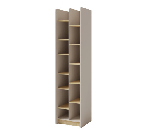 Regał stojący z półkami