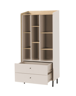 regał na książki Alessio beż piaskowy