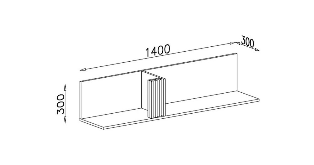 półka ścienna ALLMO