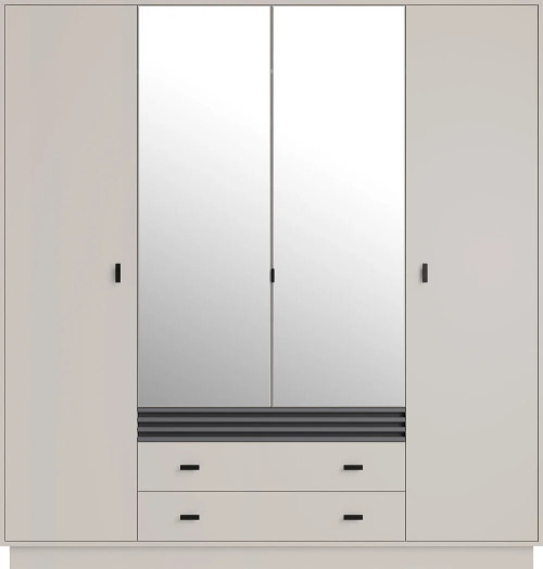 Czterodrzwiowa szafa