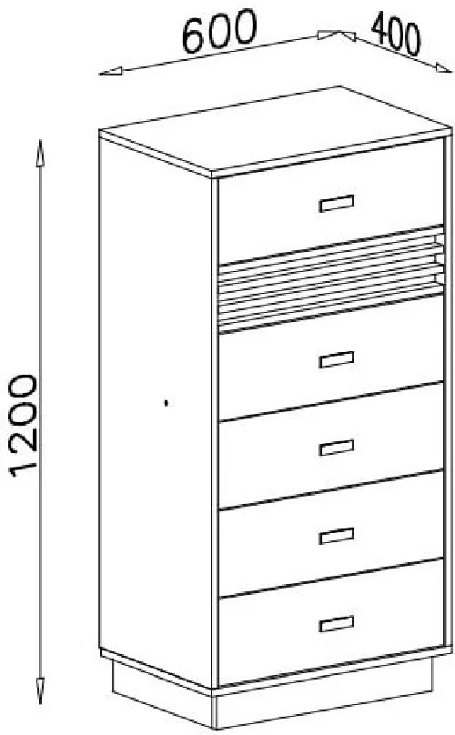 komoda systemowa ALLMO