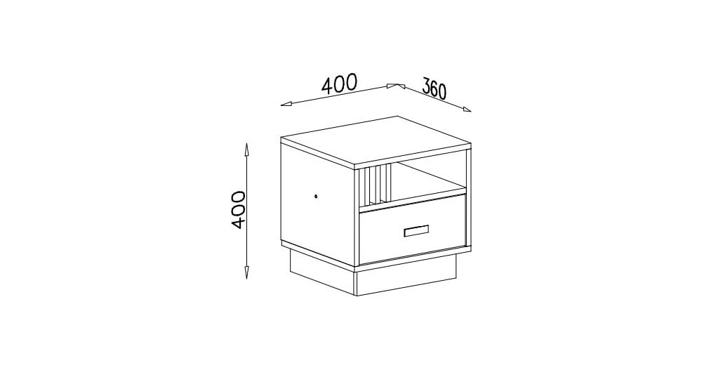 szafka nocna nowoczesna Nowoczesna szafka nocna