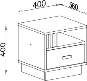 szafka nocna nowoczesna Nowoczesna szafka nocna