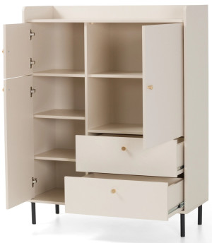 komoda do salonu beż piaskowy