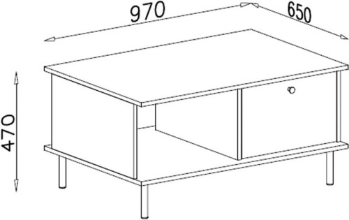 Nowoczesny stolik kawowy