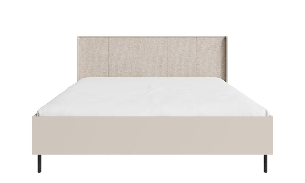 łóżko do sypialni beż piaskowy