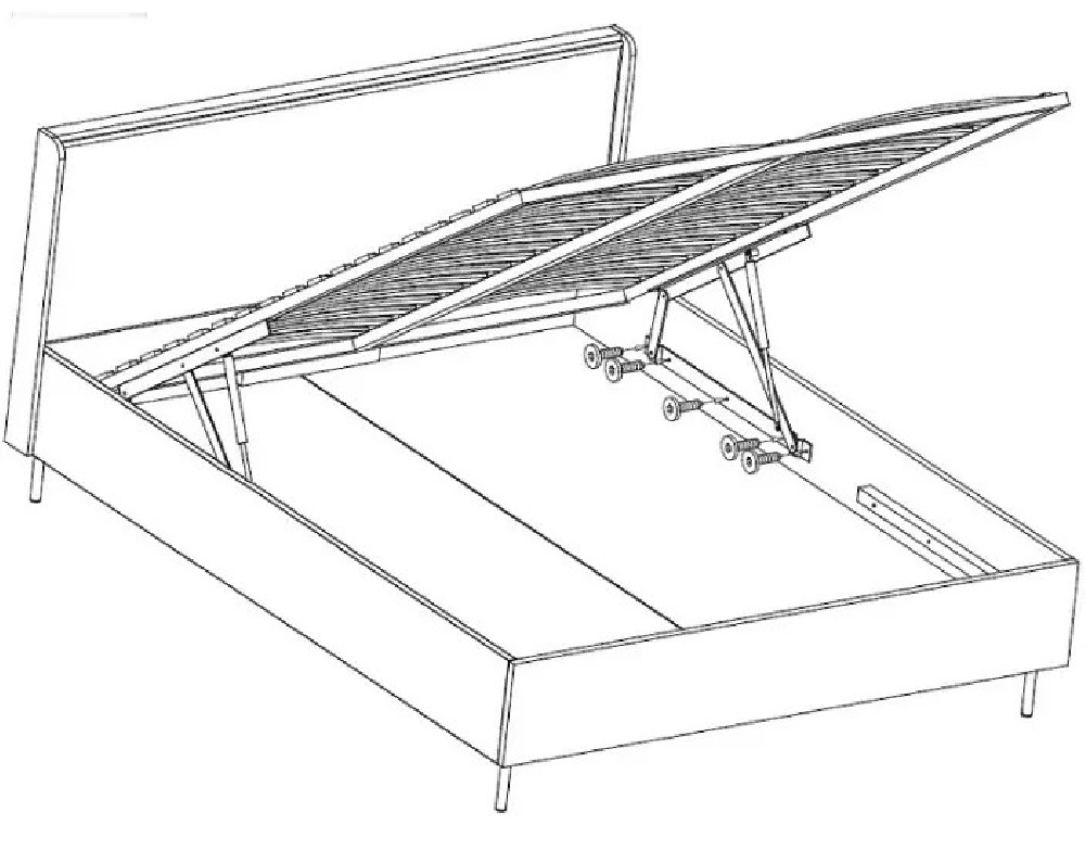 Łóżko małżeńskie GRANDE