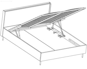 Łóżko małżeńskie GRANDE