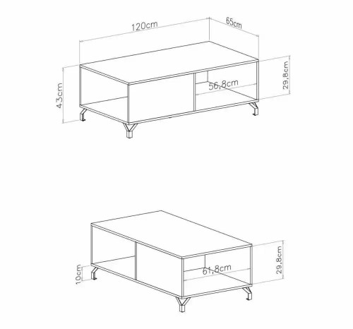 stolik kawowy prostokątny do salonu