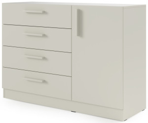 Mała komoda z szufladami 121 cm BRAGA - kaszmir
