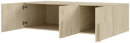 Trzydrzwiowa nadstawka na szafę BRAGA 150 cm - dąb cremona | Nadstawki meblowe Desire Furniture