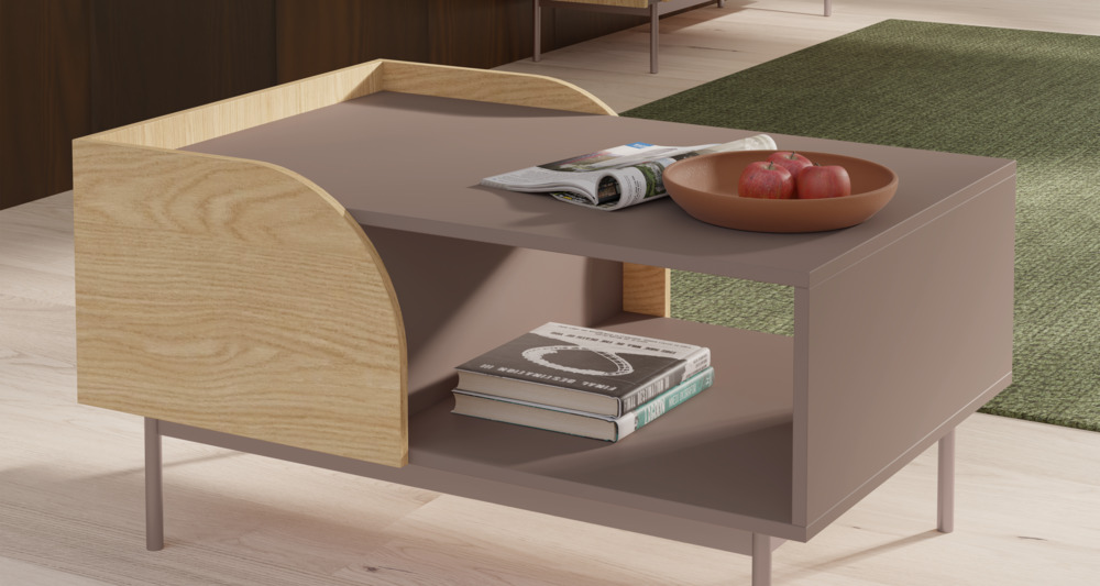 Stoliki na nóżkach Desire Furniture w aranżacji salonu