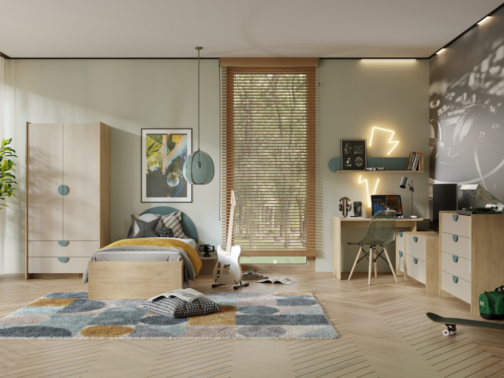Nowoczesne łóżko małżeńskie do sypialni Desire Furniture